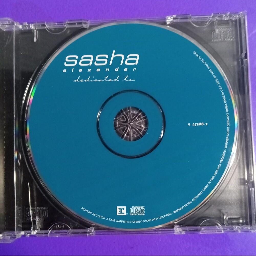 Sasha Alexander – Dedicated To... CD Promo - Picture 3 of 4
